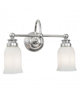 Norwell 8912-CH-HXO Emily 2 Light Bath Bar